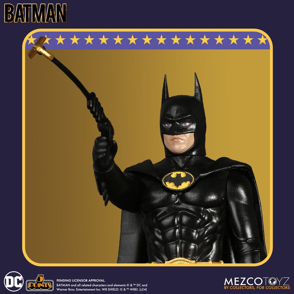 [PREORDINE] Batman (1989) Action Figure 5 Points 9 cm Assortimento - Mezco Toys - Action figures