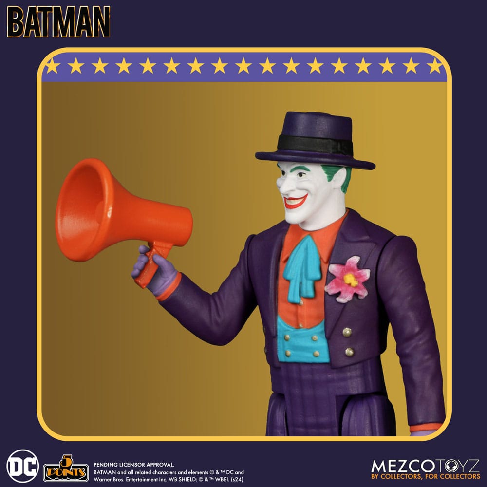 [PREORDINE] Batman (1989) Action Figure 5 Points 9 cm Assortimento - Mezco Toys - Action figures