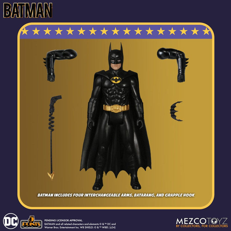 [PREORDINE] Batman (1989) Action Figure 5 Points 9 cm Assortimento - Mezco Toys - Action figures