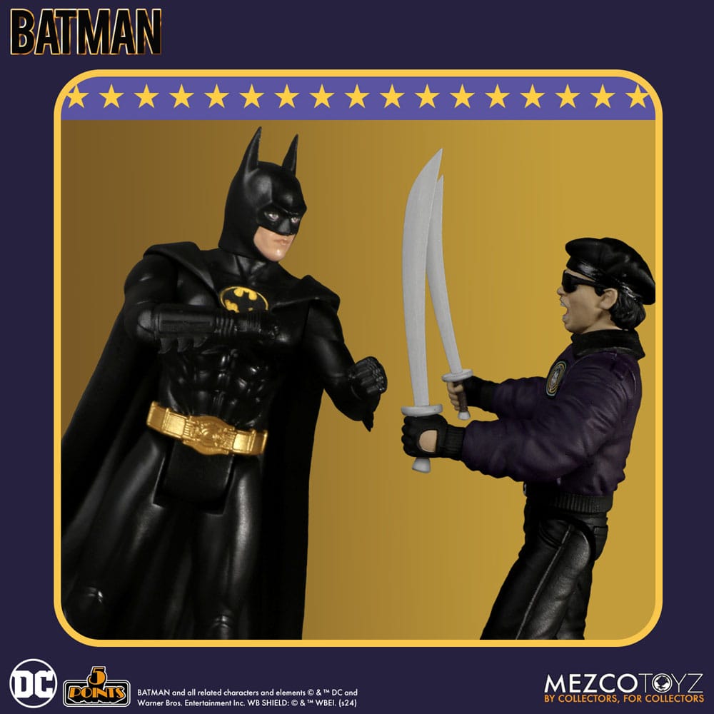 [PREORDINE] Batman (1989) Action Figure 5 Points 9 cm Assortimento - Mezco Toys - Action figures