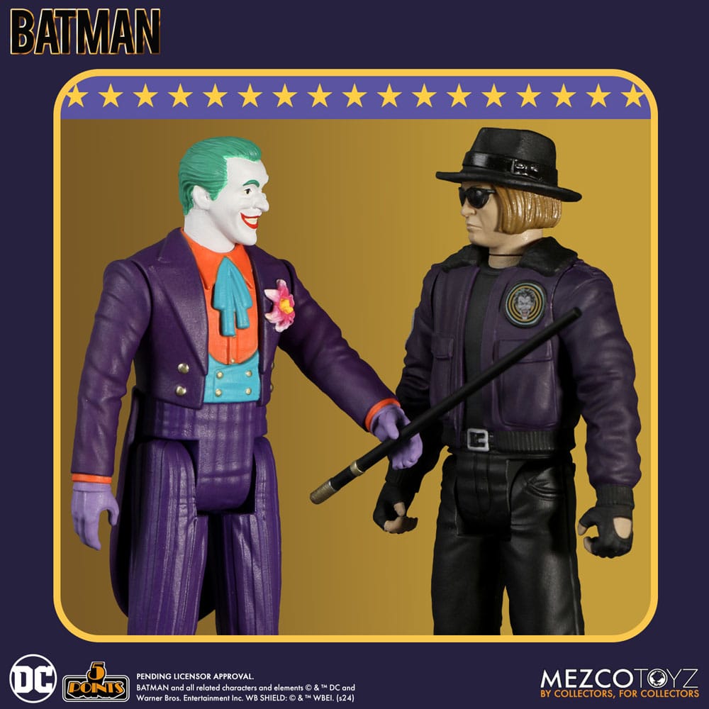 [PREORDINE] Batman (1989) Action Figure 5 Points 9 cm Assortimento - Mezco Toys - Action figures