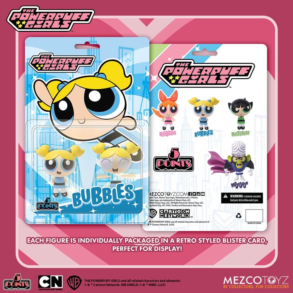 [PREORDINE] The Powerpuff Girls - Christmas Vacation - Action Figure 5 Points - Assortimento - Mezco Toys - Action figures
