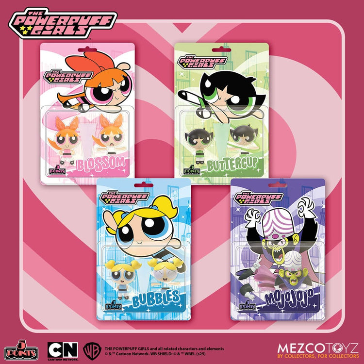 [PREORDINE] The Powerpuff Girls - Christmas Vacation - Action Figure 5 Points - Assortimento - Mezco Toys - Action figures