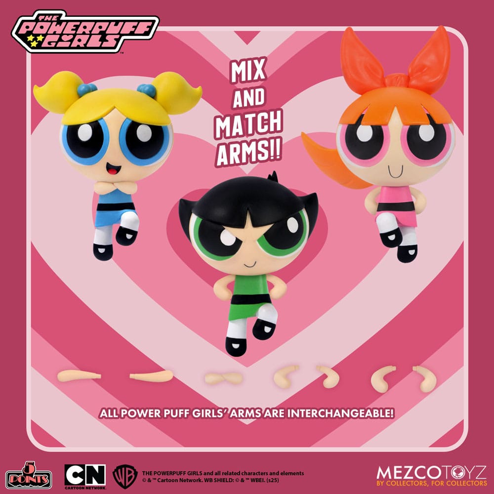 [PREORDINE] The Powerpuff Girls - Christmas Vacation - Action Figure 5 Points - Assortimento - Mezco Toys - Action figures