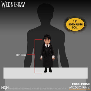 [PREORDINE] Peluche Wednesday Addams MDS Roto 46 cm - Mezco Toys - Peluche