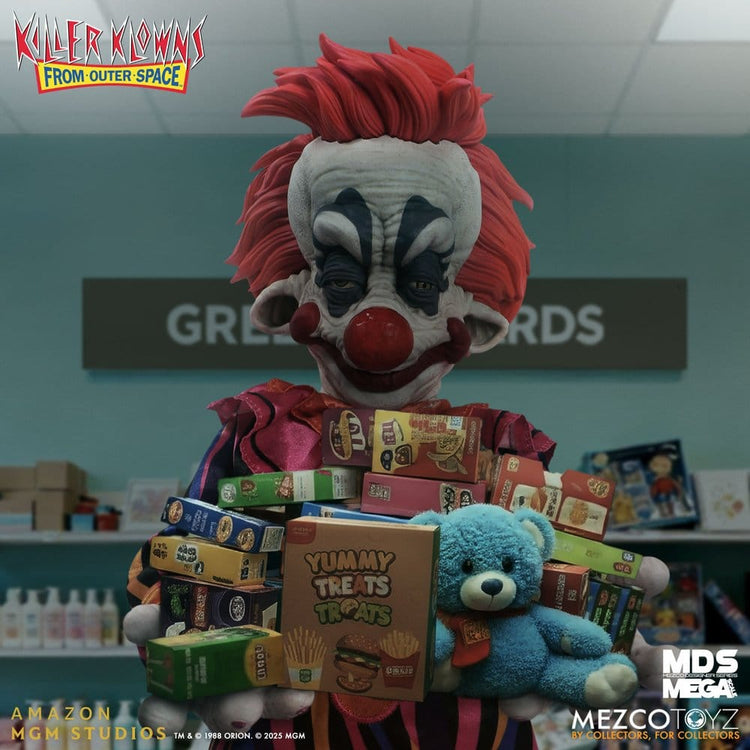 [PREORDINE] Killer Klowns from Outer Space - Peluche Mega Scale Rudy 38 cm - Mezco Toys - Peluche