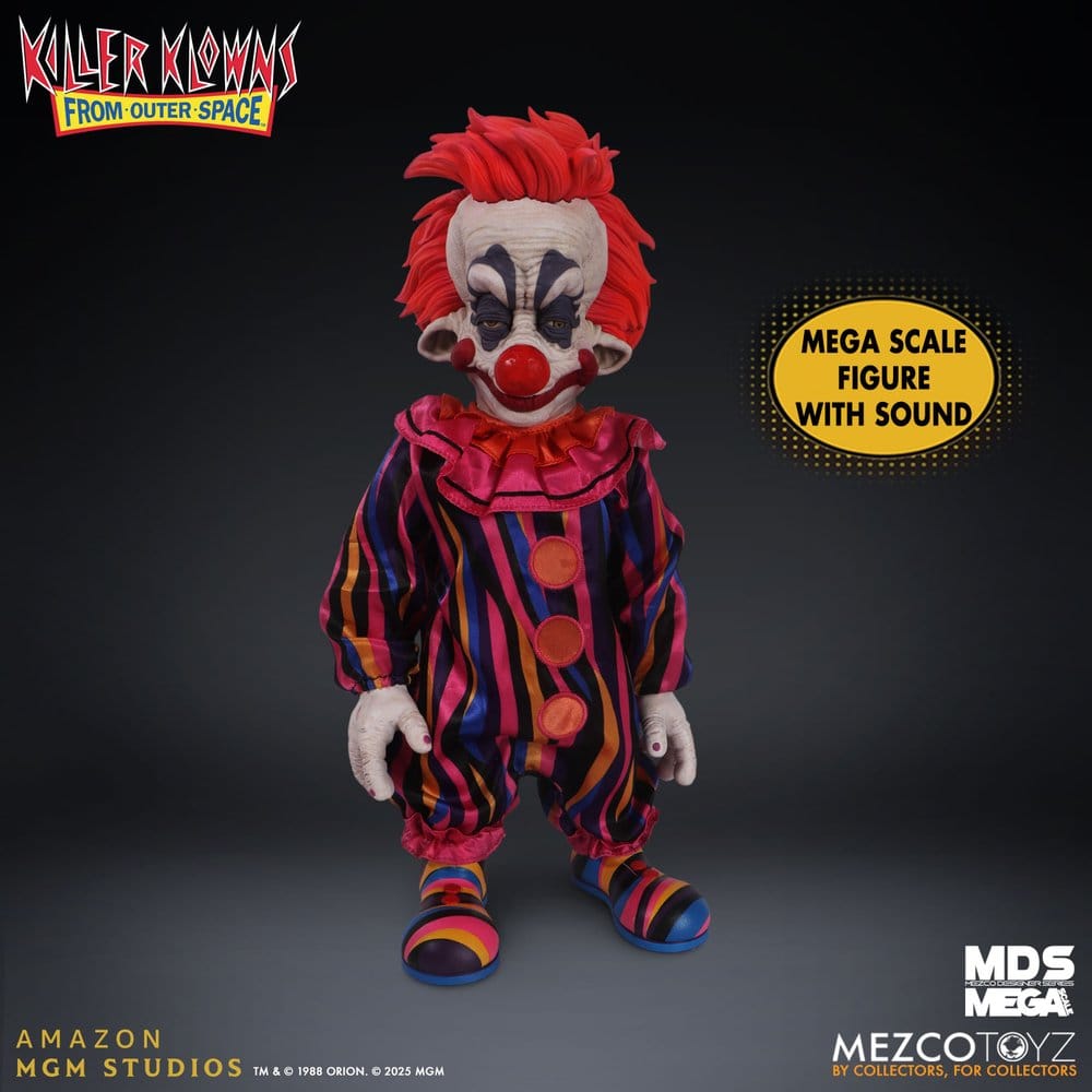 [PREORDINE] Killer Klowns from Outer Space - Peluche Mega Scale Rudy 38 cm - Mezco Toys - Peluche