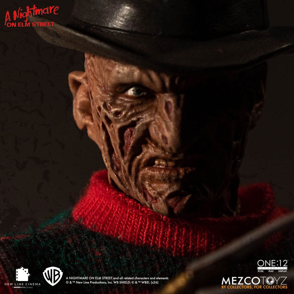 [PREORDINE] Action Figure Nightmare on Elm Street 1/12 Freddy Krueger 17 cm - Mezco Toys - Action figures