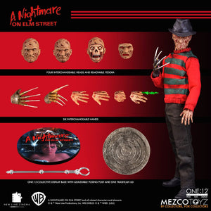 [PREORDINE] Action Figure Nightmare on Elm Street 1/12 Freddy Krueger 17 cm - Mezco Toys - Action figures