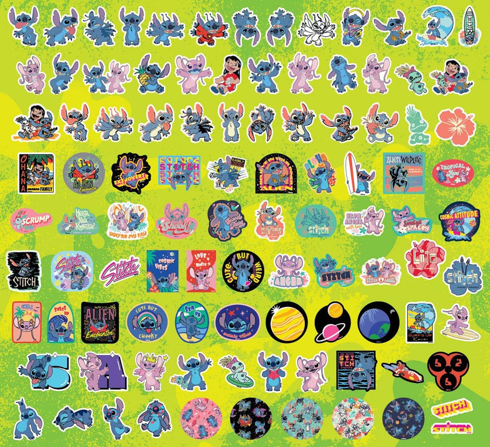 [PREORDER] Lilo & Stitch Sticker set 100 pieces Assortment (20)