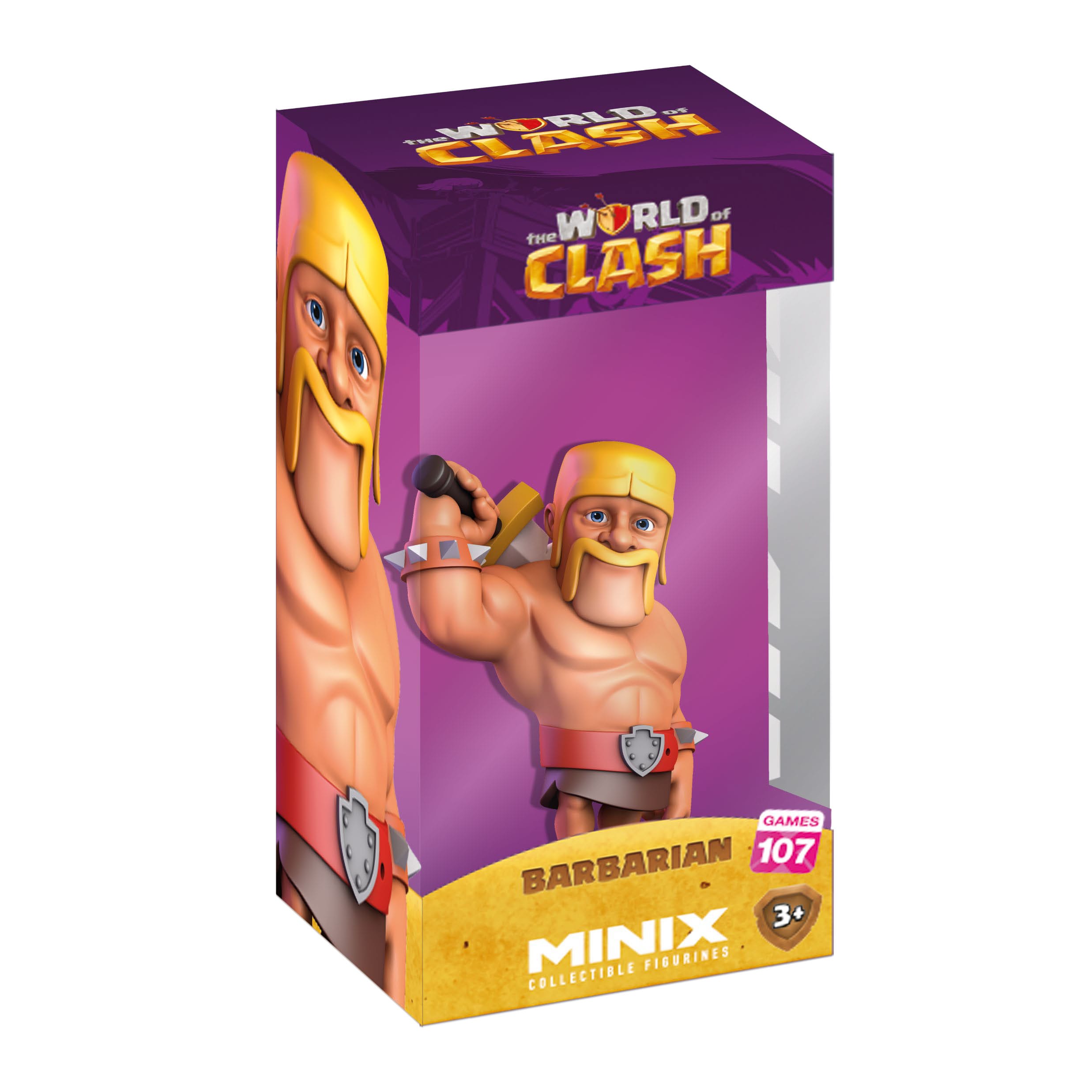 WORLD OF CLASH - Barbare - Figure Minix 12cm