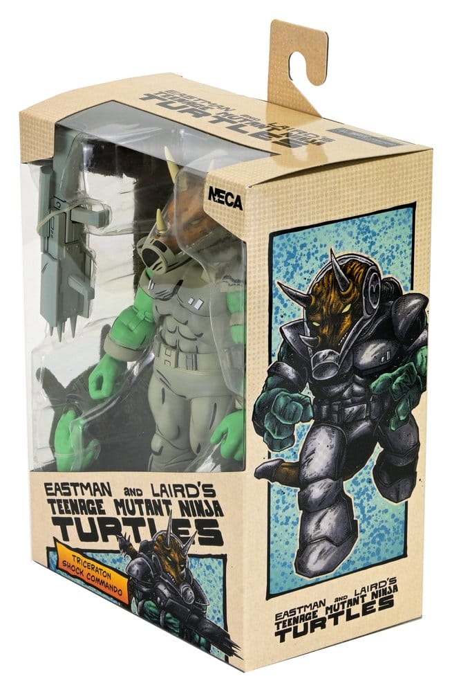 [PREORDINE] Teenage Mutant Ninja Turtles (Mirage Comics) Action Figure Triceraton Shock Commando 18 cm - NECA - Action figures