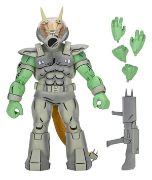 [PREORDINE] Teenage Mutant Ninja Turtles (Mirage Comics) Action Figure Triceraton Shock Commando 18 cm - NECA - Action figures