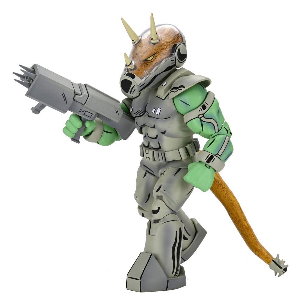 [PREORDINE] Teenage Mutant Ninja Turtles (Mirage Comics) Action Figure Triceraton Shock Commando 18 cm - NECA - Action figures