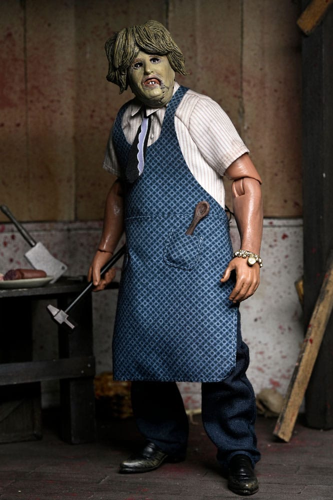 [PREORDINE] Action Figure Texas Chainsaw Massacre Leatherface con Maschera Vecchia Signora 20 cm - NECA - Action figures