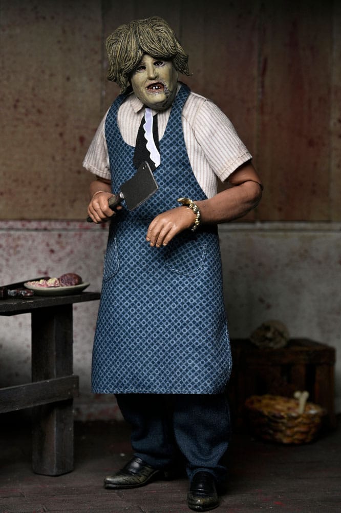[PREORDINE] Action Figure Texas Chainsaw Massacre Leatherface con Maschera Vecchia Signora 20 cm - NECA - Action figures