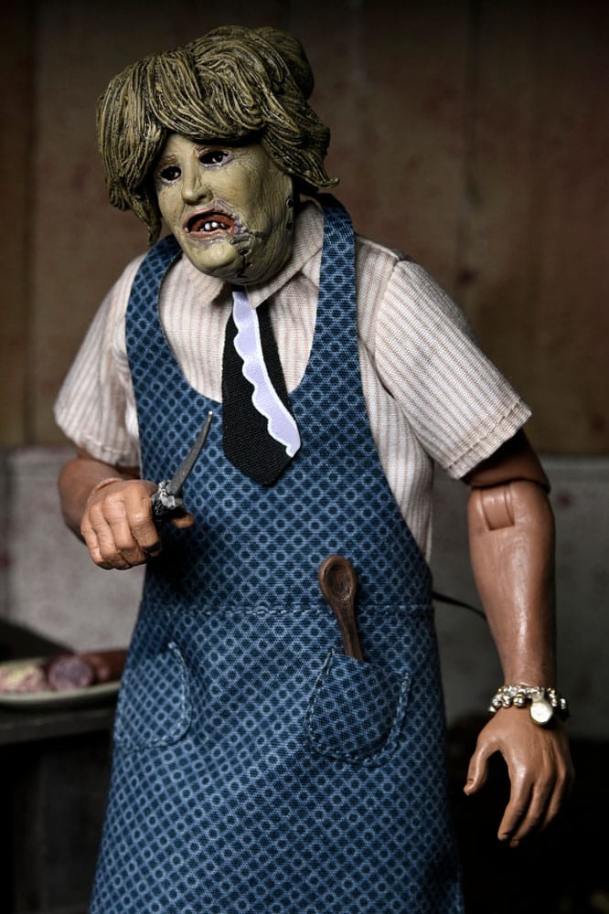 [PREORDINE] Action Figure Texas Chainsaw Massacre Leatherface con Maschera Vecchia Signora 20 cm - NECA - Action figures