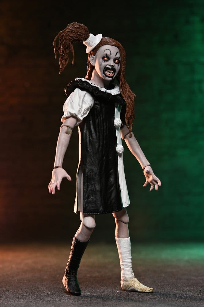 [PREORDINE] Terrifier 2 Action Figures 2-Pack: Art the Clown & Little Pale Girl 18 cm - NECA - Action figures
