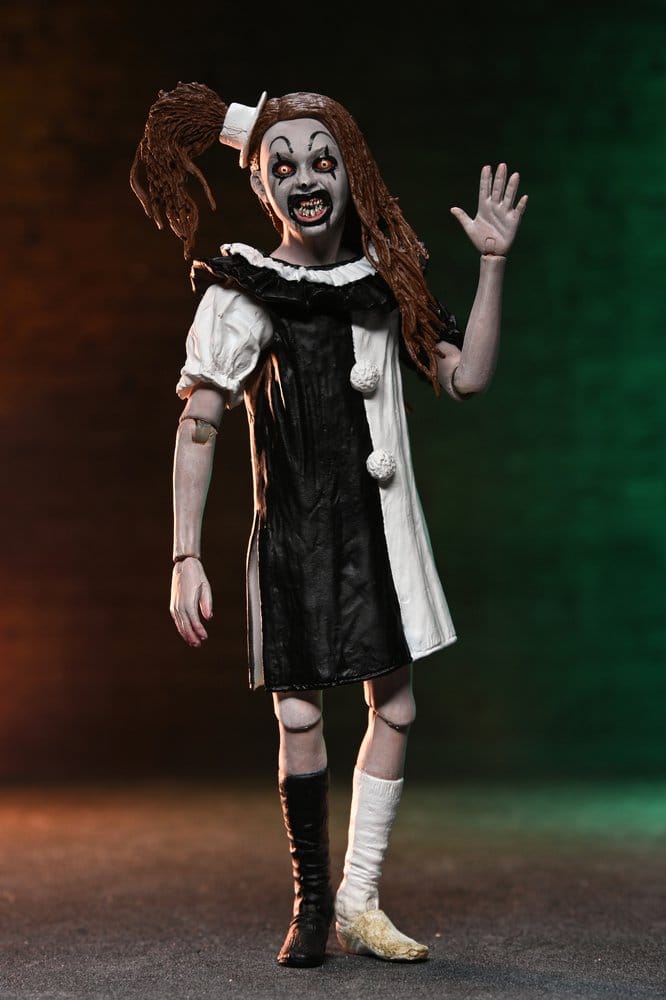 [PREORDINE] Terrifier 2 Action Figures 2-Pack: Art the Clown & Little Pale Girl 18 cm - NECA - Action figures