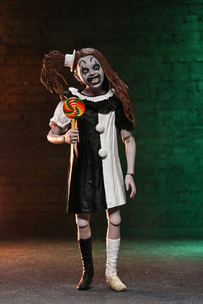 [PREORDINE] Terrifier 2 Action Figures 2-Pack: Art the Clown & Little Pale Girl 18 cm - NECA - Action figures