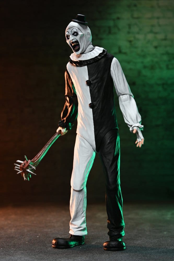 [PREORDINE] Terrifier 2 Action Figures 2-Pack: Art the Clown & Little Pale Girl 18 cm - NECA - Action figures