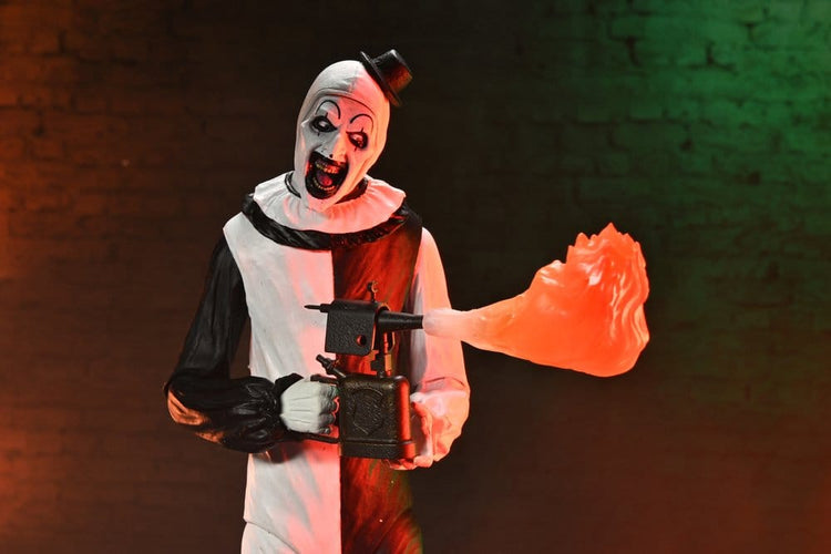 [PREORDINE] Terrifier 2 Action Figures 2-Pack: Art the Clown & Little Pale Girl 18 cm - NECA - Action figures