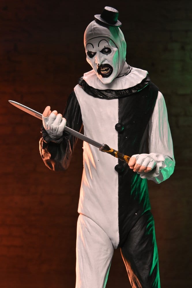 [PREORDINE] Terrifier 2 Action Figures 2-Pack: Art the Clown & Little Pale Girl 18 cm - NECA - Action figures