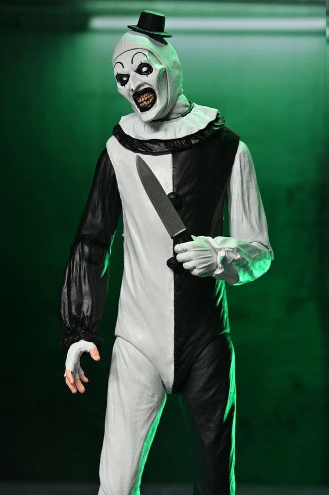 [PREORDINE] Terrifier 2 Action Figures 2-Pack: Art the Clown & Little Pale Girl 18 cm - NECA - Action figures