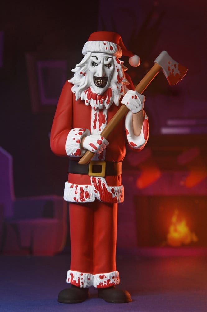 [PREORDINE] Terrifier 3 Action Figure Art the Clown in Abito da Babbo Natale (Bloody Version) 15 cm - NECA - Action figures