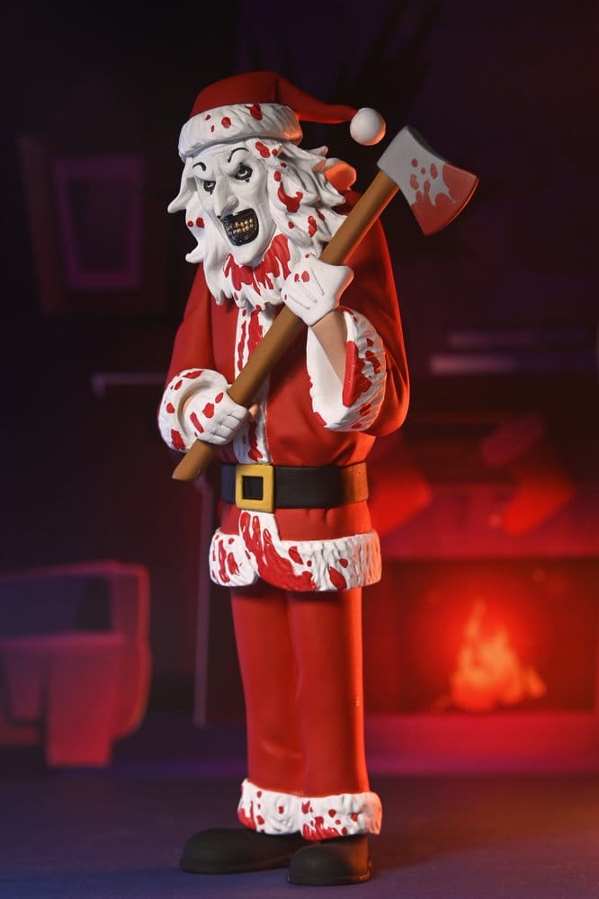 [PREORDINE] Terrifier 3 Action Figure Art the Clown in Abito da Babbo Natale (Bloody Version) 15 cm - NECA - Action figures