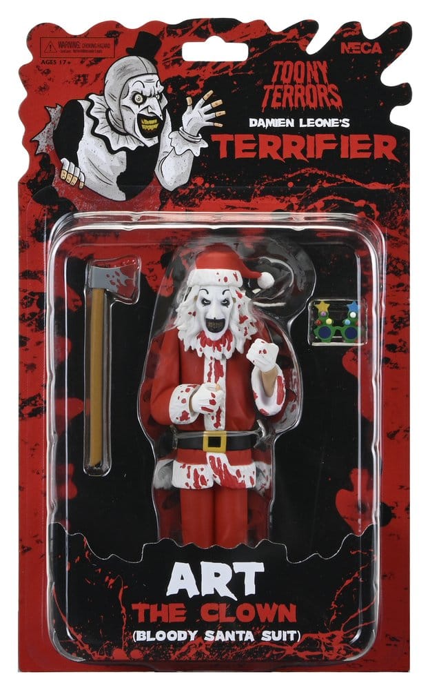 [PREORDINE] Terrifier 3 Action Figure Art the Clown in Abito da Babbo Natale (Bloody Version) 15 cm - NECA - Action figures