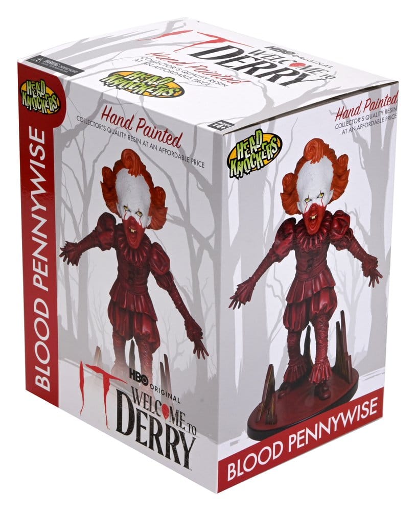 [PREORDINE] IT: Welcome To Derry - Head Knocker Pennywise Sanguinario 19 cm - NECA - Action figures