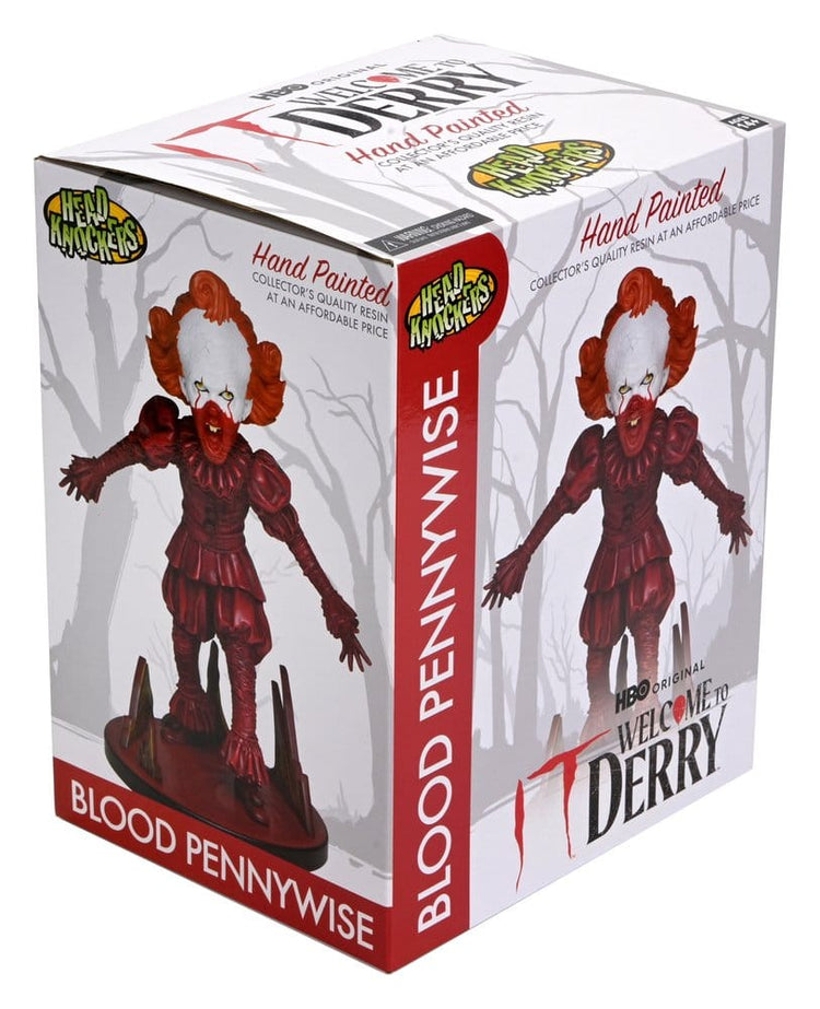 [PREORDINE] IT: Welcome To Derry - Head Knocker Pennywise Sanguinario 19 cm - NECA - Action figures