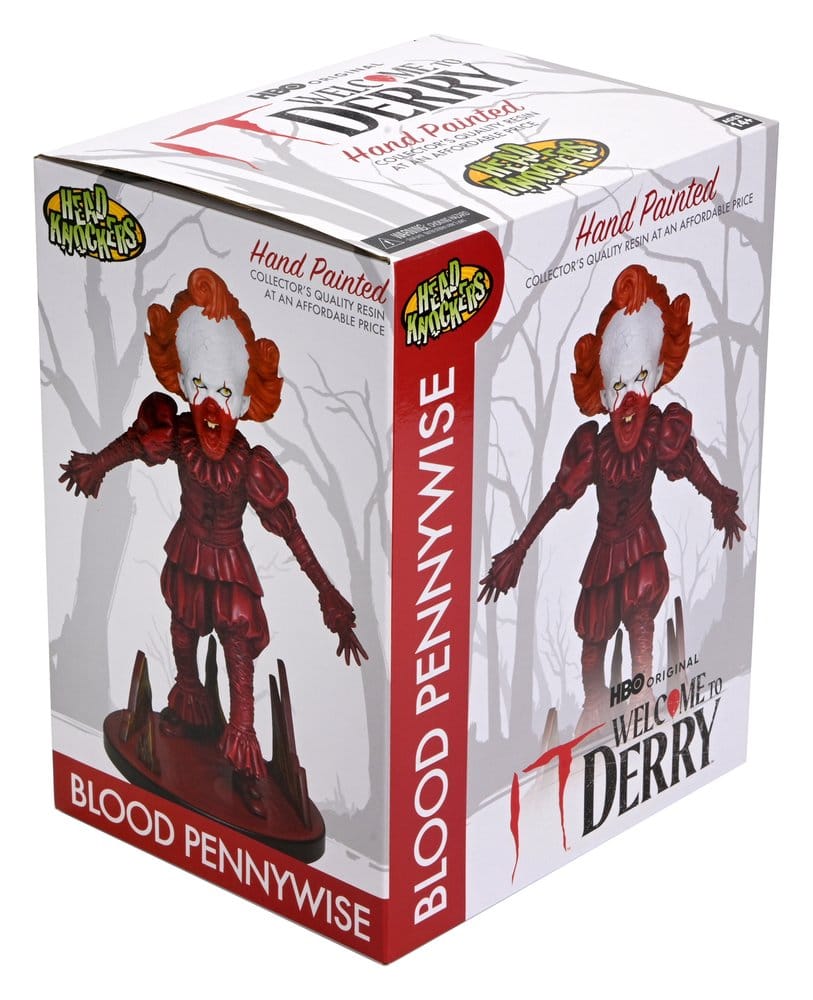 [PREORDINE] IT: Welcome To Derry - Head Knocker Pennywise Sanguinario 19 cm - NECA - Action figures