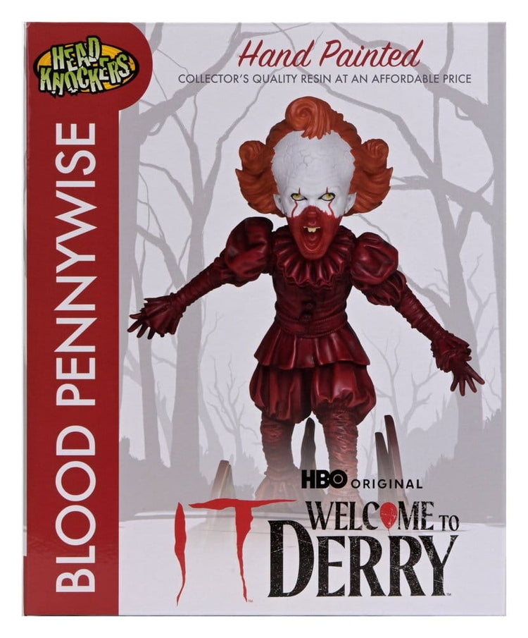 [PREORDINE] IT: Welcome To Derry - Head Knocker Pennywise Sanguinario 19 cm - NECA - Action figures