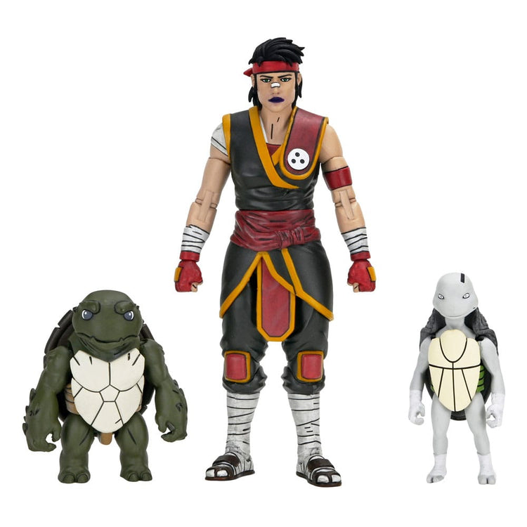 [PREORDINE] Teenage Mutant Ninja Turtles: The Last Ronin - Action Figure Ultimate Casey Marie con Baby Odyn & Uno 17 cm - NECA - Action figures