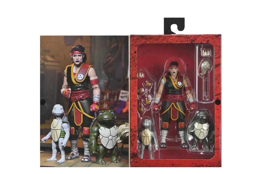 [PREORDINE] Teenage Mutant Ninja Turtles: The Last Ronin - Action Figure Ultimate Casey Marie con Baby Odyn & Uno 17 cm - NECA - Action figures