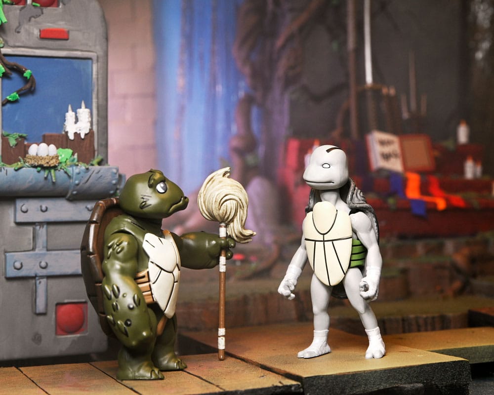 [PREORDINE] Teenage Mutant Ninja Turtles: The Last Ronin - Action Figure Ultimate Casey Marie con Baby Odyn & Uno 17 cm - NECA - Action figures