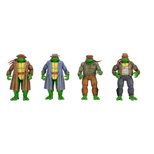 Tartarughe Ninja: Action Figure Gangster Turtles 18 cm - Set 4 pezzi - NECA - Action figures