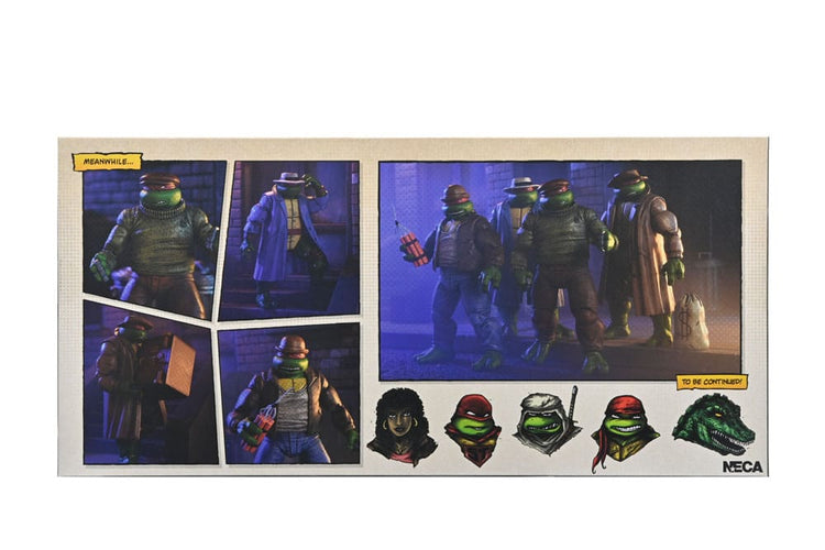 Tartarughe Ninja: Action Figure Gangster Turtles 18 cm - Set 4 pezzi - NECA - Action figures