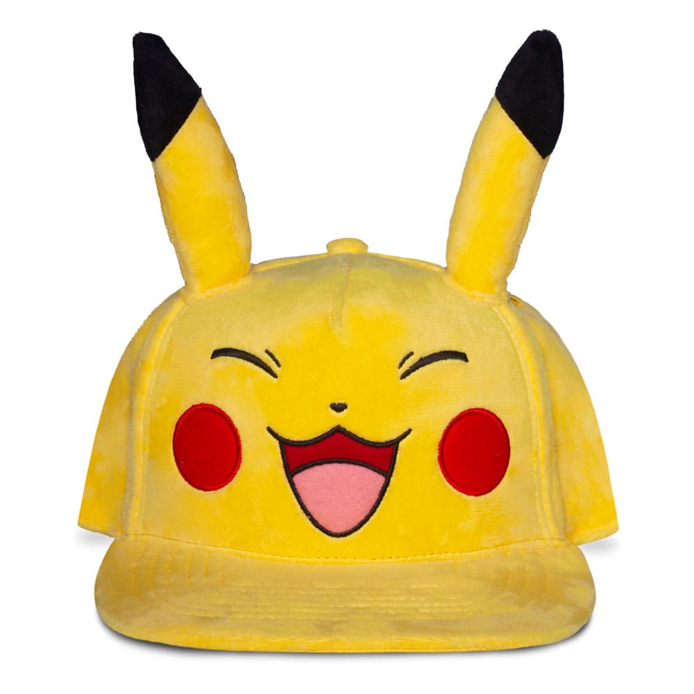 POKEMON - Pikachu Extremely Happy - Plush Novelty Cap