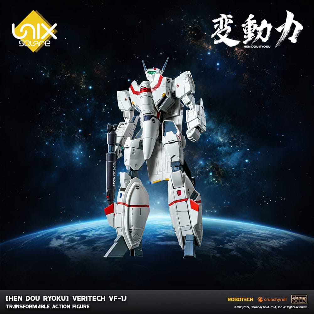 [PREORDER] Hen Dou Ryoku Veritech Diecast Action Figure VF-1J 21 cm