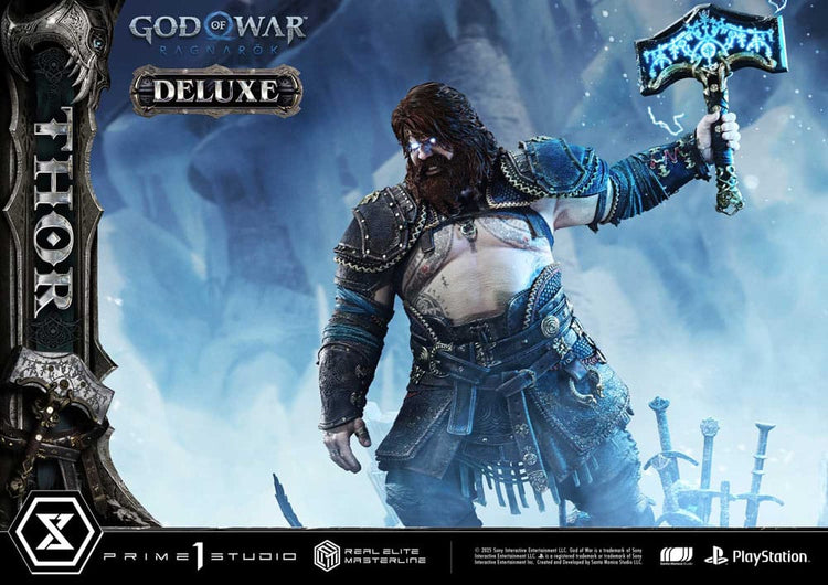 [PREORDINE] God of War: Ragnarök Statua Real Elite Masterline 1/3 Thor Deluxe Version 105 cm - Prime 1 Studio - Statue