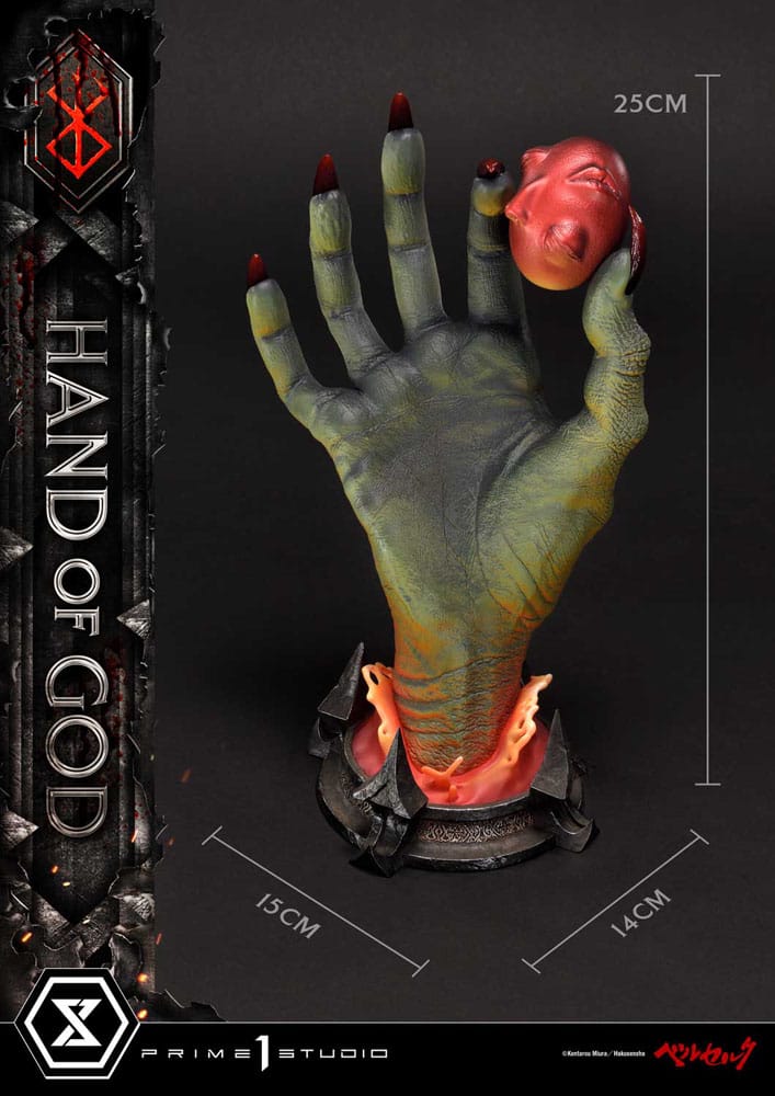 [PREORDINE] Statua Berserk Hand of God Life Scale Masterline Series 25 cm - Prime 1 Studio - Statue
