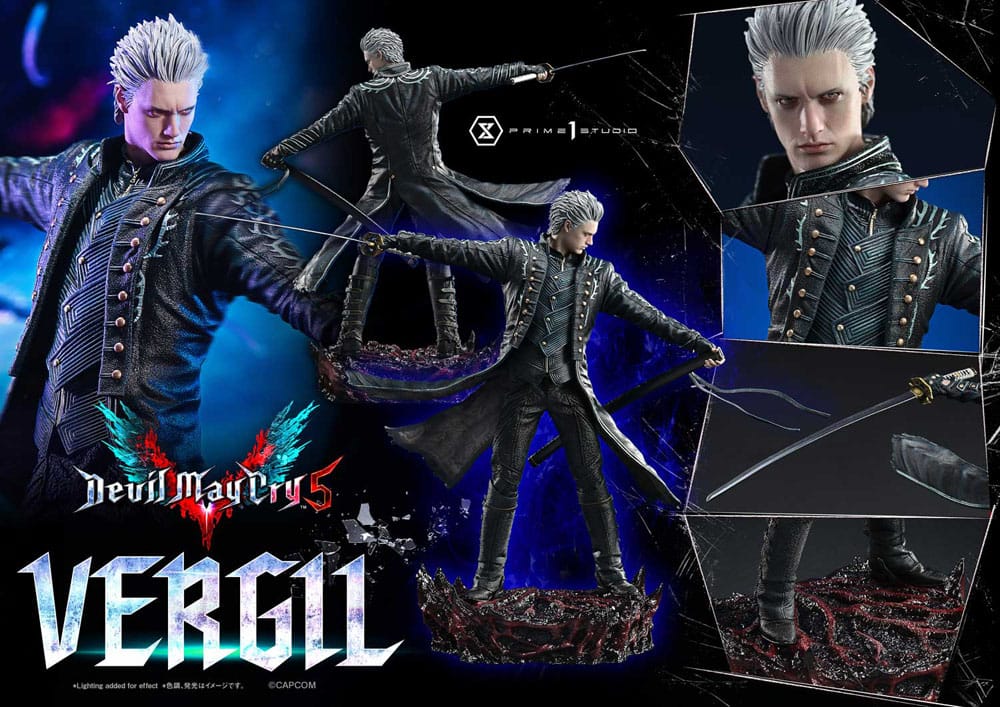 [PREORDINE] Statua Devil May Cry V Concept Masterline Vergil Bonus Ver. 39 cm - Prime 1 Studio - Statue