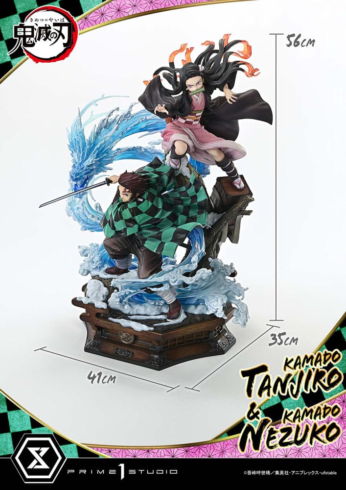 [PREORDINE] Demon Slayer: Kimetsu no Yaiba Statua 1/6 Nezuko & Tanjiro 56 cm - Prime 1 Studio - Statue
