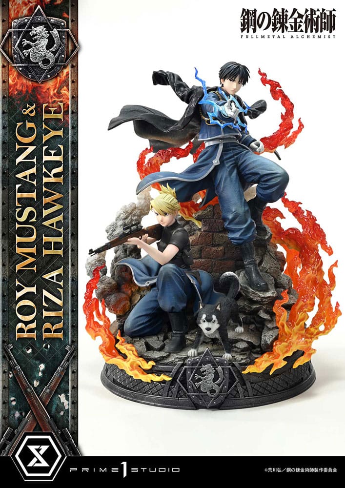 [PREORDINE] Fullmetal Alchemist Statue 1/6 Roy Mustang & Riza Hawkeye 50 cm - Prime 1 Studio - Statue