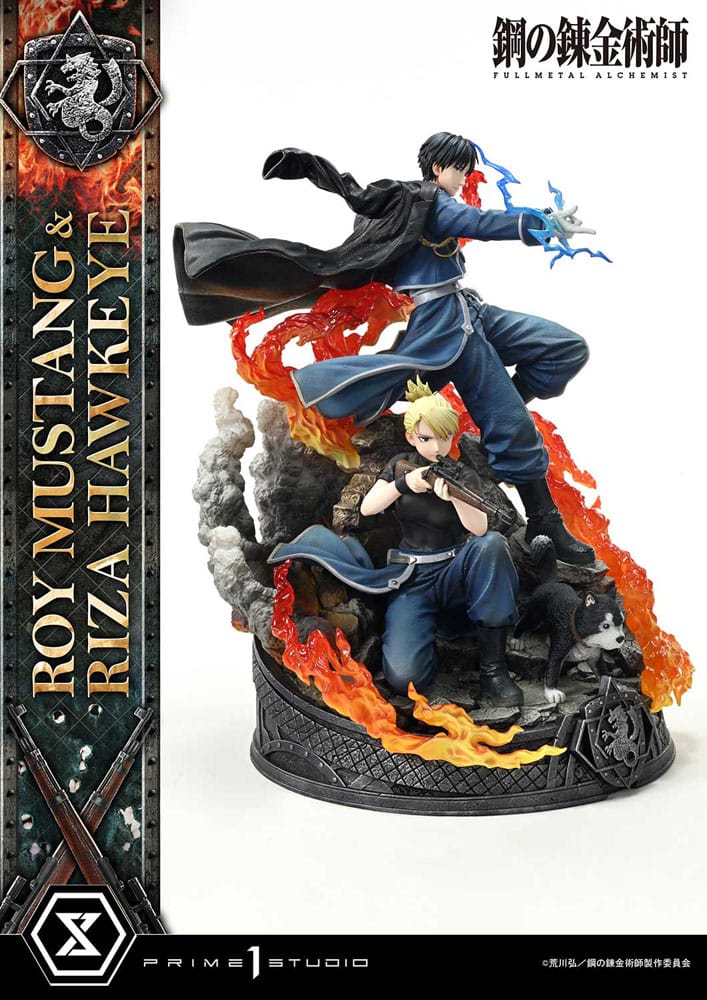 [PREORDINE] Fullmetal Alchemist Statue 1/6 Roy Mustang & Riza Hawkeye 50 cm - Prime 1 Studio - Statue