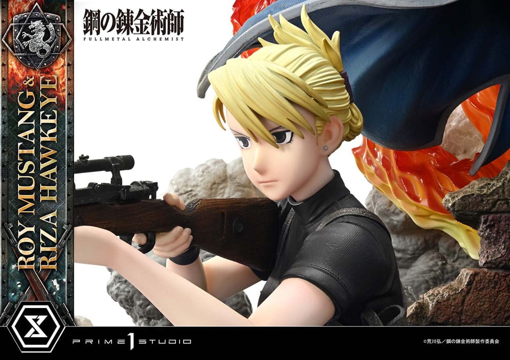 [PREORDINE] Fullmetal Alchemist Statue 1/6 Roy Mustang & Riza Hawkeye 50 cm - Prime 1 Studio - Statue