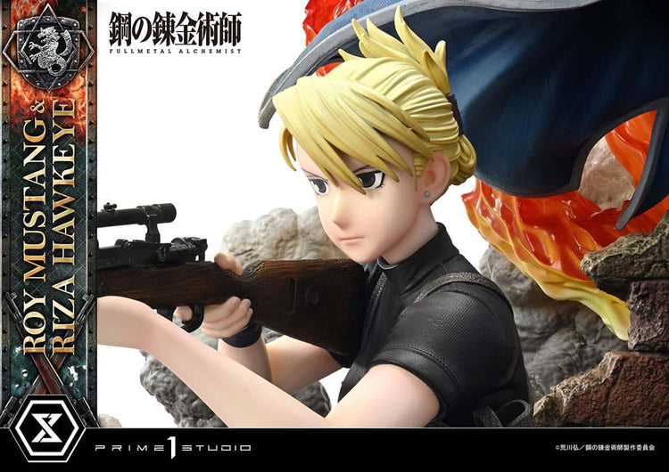 [PREORDINE] Fullmetal Alchemist Statue 1/6 Roy Mustang & Riza Hawkeye 50 cm - Prime 1 Studio - Statue